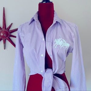 💜 Ralph Lauren Big Pony Logo Oxford Shirt